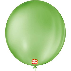 Balao 9 liso redondo verde maca - sao roque (pct.c/50)