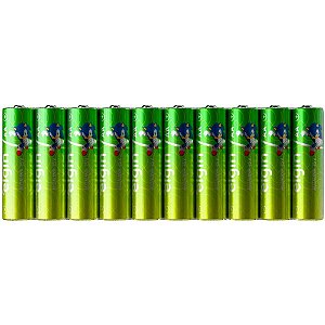 Pilha alcalina pequena aa lr06 - elgin (pct.c/10)