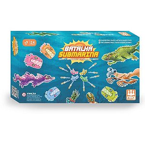 Jogo de tabuleiro batalha submarina - nig brinquedos (unidade)