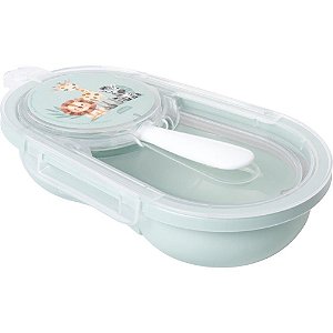 Kit alimentacao porta papinha com colher safar - plasutil (kit)