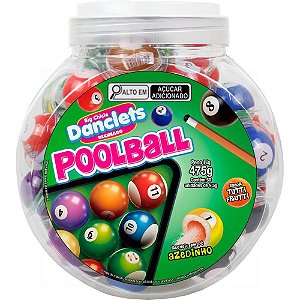 Doce danclets pool ball c/recheio(s - danilla foods (pote-50)