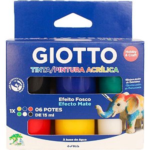 Tinta acrilica giotto 15ml 06 cores - canson (unidade)