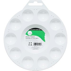 Paleta para pintura gode redondo 10 cavidades - canson (unidade)