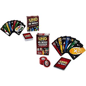 Jogo de cartas uno no mercy extencao adic. - mattel (unidade)