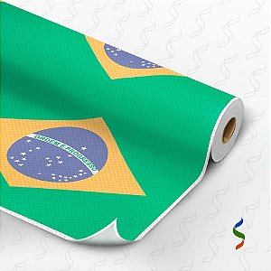 Copa do mundo tnt 1,40m bandeira brasil - supper (rl-25mts)