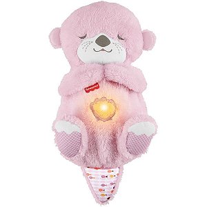 Fisher-price newborn toys lontra hora de dormir rosa - mattel (unidade)