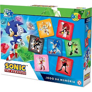 Jogo da memoria sonic 48 pecas - ggb plast (unidade)