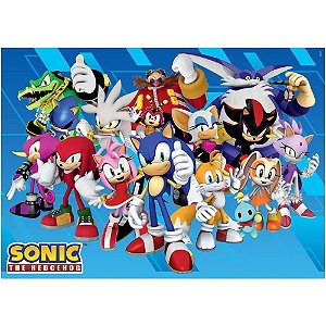 Quebra-cabeca cartonado sonic 200 pecas - ggb plast (unidade)