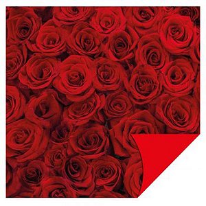 Poli dupla face 58x58cm scarlet perolizado - xingo embalagens (pct.c/25)