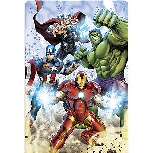 Quebra-cabeca cartonado os vingadores 100pcs - toyster (unidade)