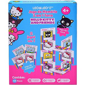 Jogo da memoria hello kitty 2x1 torre 40 pecas - leonora (unidade)