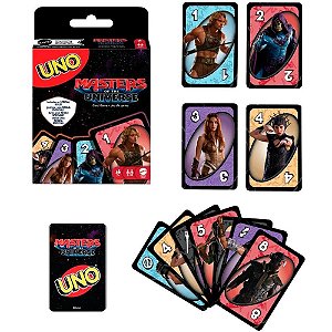 Jogo de cartas uno masters of the universe - mattel (unidade)