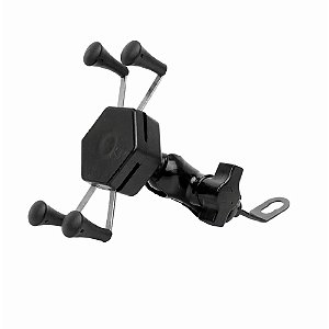 Suporte para celular moto/bike universal 360graus - flex (unidade)