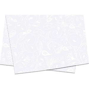 Poli dupla face 58x58cm blanc perolizado - xingo embalagens (pct.c/25)