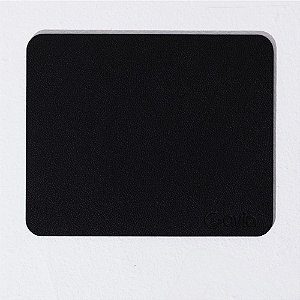 Mouse pad courino preto 22x18cm - cavia (unidade)