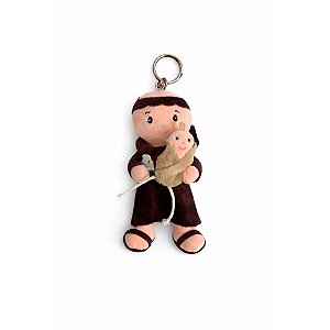 Chaveiro santo antonio 15cm - zip (unidade)