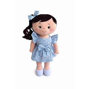 Boneca de pelucia nina 35cm - zip (unidade)