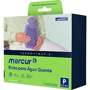 Bolsa terapeutica p/agua quente pequena lilas - mercur (unidade)