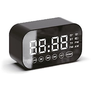 Radio relogio digital despert.c/som 10x5cm - flex (unidade)