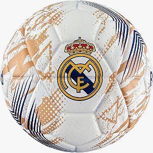 Bola de futebol real madrid n.5 azul/dourado - futmagia sports (unidade)
