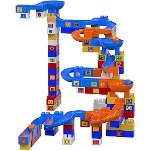 Brinquedo para montar sonic rampa divertida 100pcs - ggb plast (unidade)