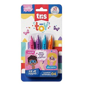 Giz de cera jumbo tris toy facial fashion - summit (blister)