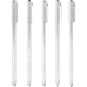 Caneta esferografica cis bpx glow 0.7mm 5cores sort - sertic (estojo)