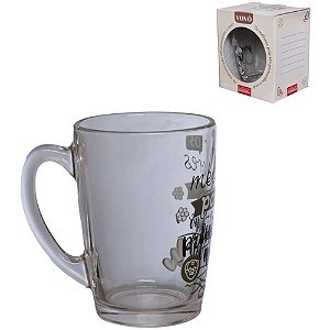 Caneca de vidro promovido vovo 320ml - western (unidade)