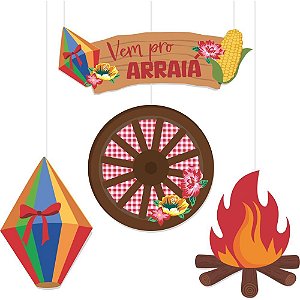 Festa junina enfeite aereos xodo - cromus (pct.c/04)