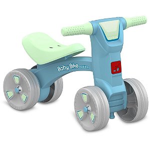 Bicicleta infantil baby bike equilibrio azul - bandeirante (unidade)
