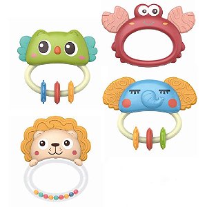 Mordedor infantil baby chocalho 4pcs - maral (unidade)