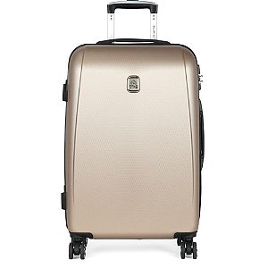 Mala de viagem bordo abs 360 geneva champanhe - luxcel (unidade)