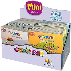 Livro infantil colorir minicolorir 10titulos - todolivro (dp.c/100)