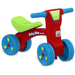 Bicicleta infantil baby bike equilibrio vermelha - bandeirante (unidade)