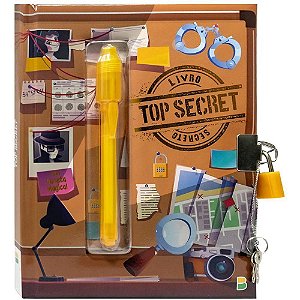 Diario top secret c/cadeado gr - todolivro (unidade)