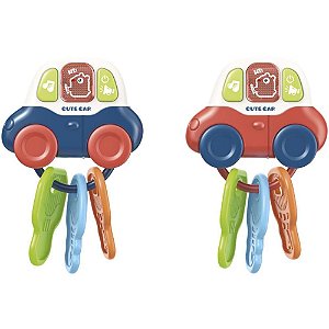 Mordedor infantil music car c/luz/som/mordedor - maral (unidade)