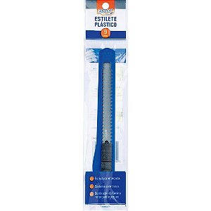 Estilete estreito 9mm plastico (sortido) - brw (unidade)