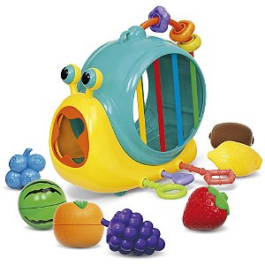 Brinquedo para bebe caracol sensorial - maral (unidade)