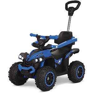 Veiculo eletrico quadriciclo 6v c/som 23kg azul - maral (unidade)