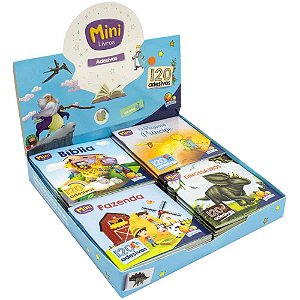 Livro com adesivos minilivros 4titulos - todolivro (dp.c/40)