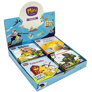 Livro com adesivos minilivros 4titulos - todolivro (dp.c/40)