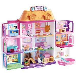 Brincando de casinha pet house completa 75x56cm - maral (unidade)