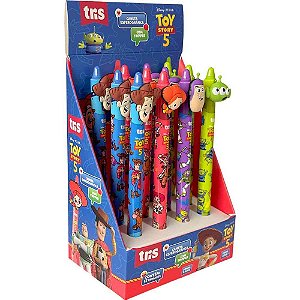 Caneta esferografica toy story 5 c/4 modelos - summit (dp.c/12)