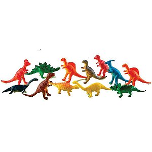Miniatura colecionavel kit dinossauros 12pcs 15cm (sortido) - toy mix (unidade)