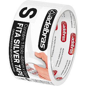 Fita de alta resistencia silver tape branca 48mmx5m. - adelbras (unidade)