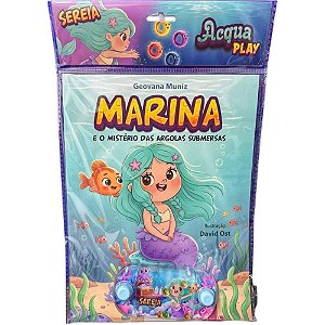 Livro brinquedo ilustrado acqua play sereia 21x28 16pg - pae editora (unidade)