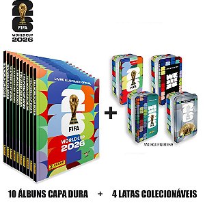 Copa panini 2026 album capa dura+4 l.classic - panini (pct.c/10)