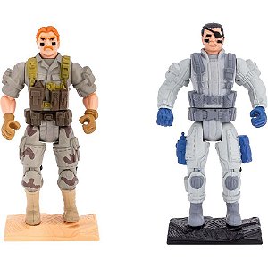 Miniatura colecionavel sos commandos willie go e matt - gulliver (blister)