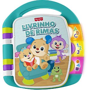 Fisher-price infant livro contos e rimas - mattel (unidade)