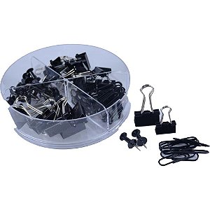 Acessorio para mesa kit office c/4 itens preto - v.m.p. (unidade)